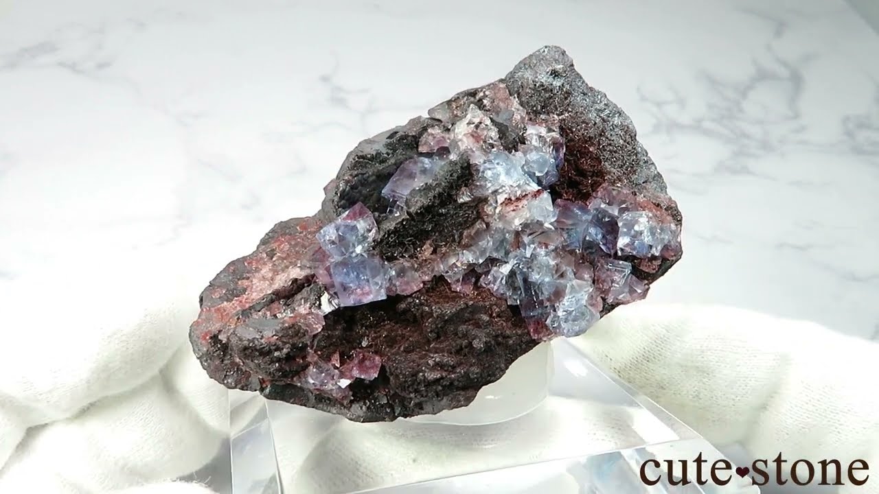 イングランド Florence Mine産 フローライト＆ヘマタイトの原石 No.4