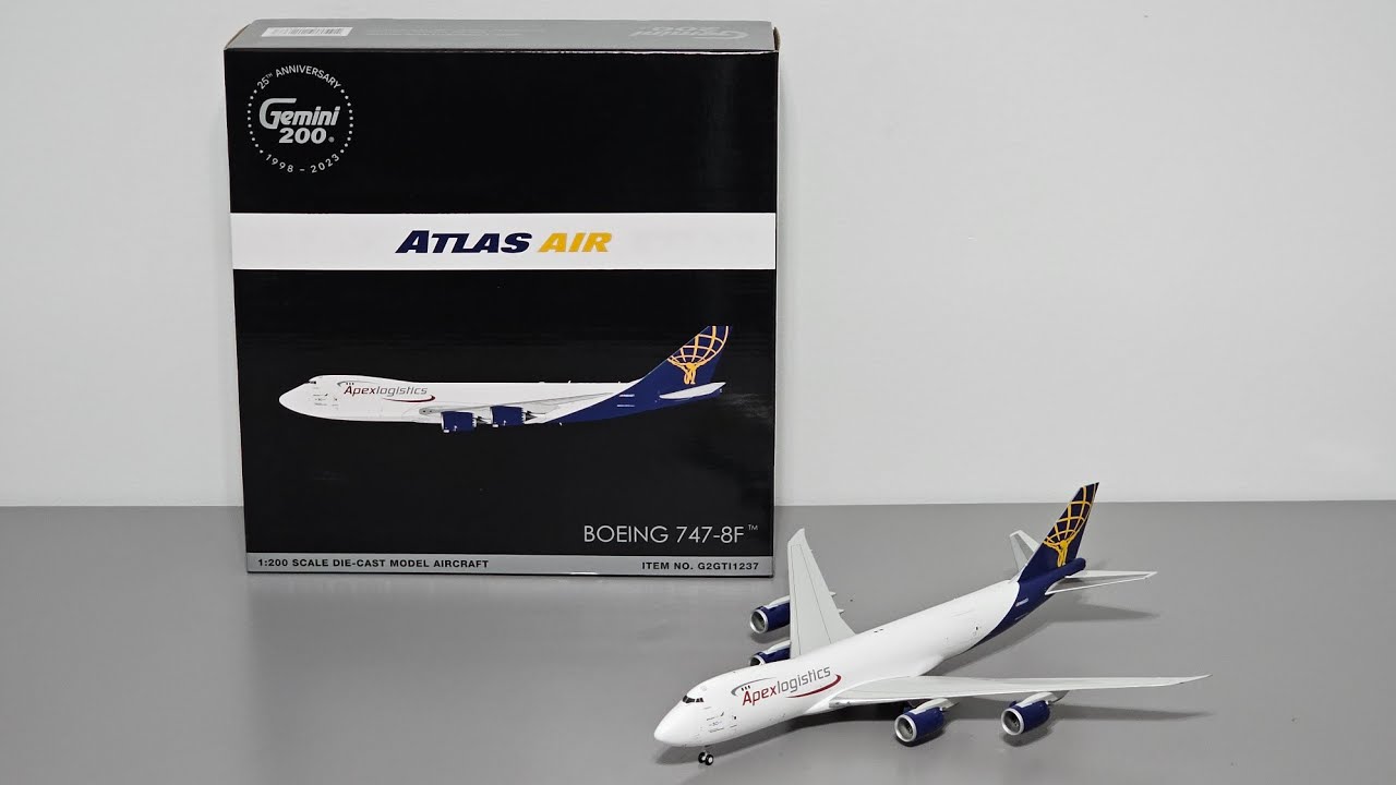 Gemini 200 Atlas Air/Apex Logistics (LAST 747!) [N863GT] Model
