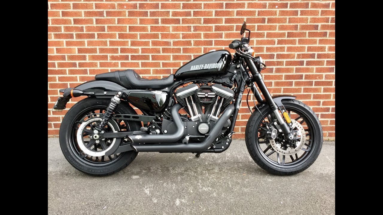 Harley-Davidson XL1200 Roadster CX with Vance and Hines pipes. www