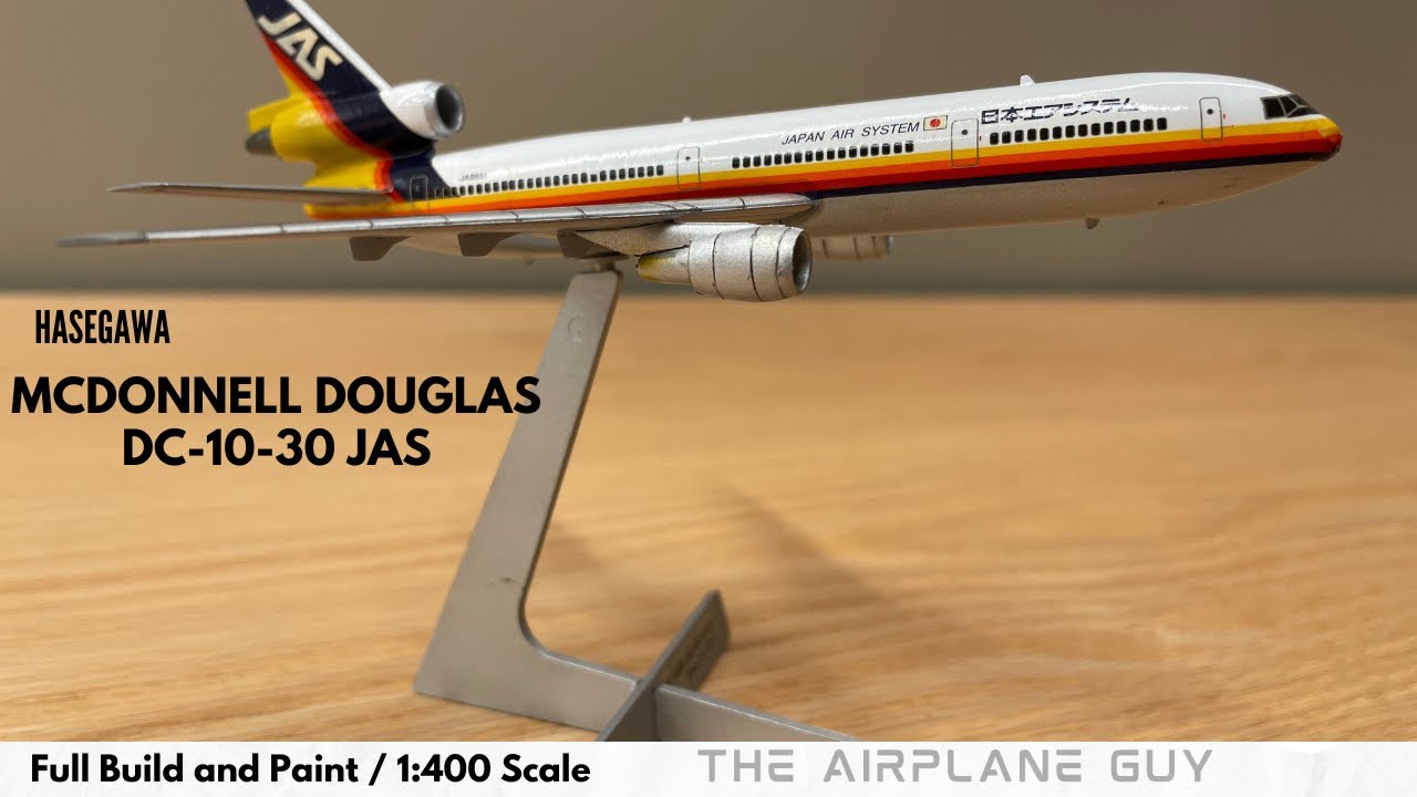 McDonnell Douglas DC-10 / JAS / Japan Air System / Hasegawa / 1