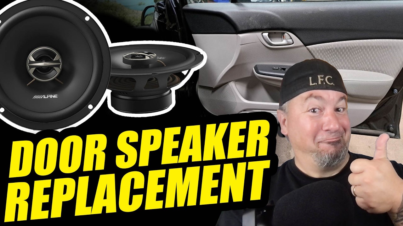 DOOR SPEAKER REPLACEMENT Honda Civic 2012-2015 - Easy DIY Alpine