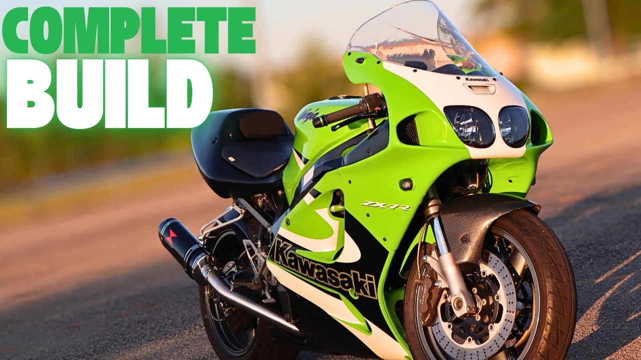 ZX7R COMPLETE TIME LAPSE | 1999 KAWASAKI ZX7R | BUILDING A ZX7R IN