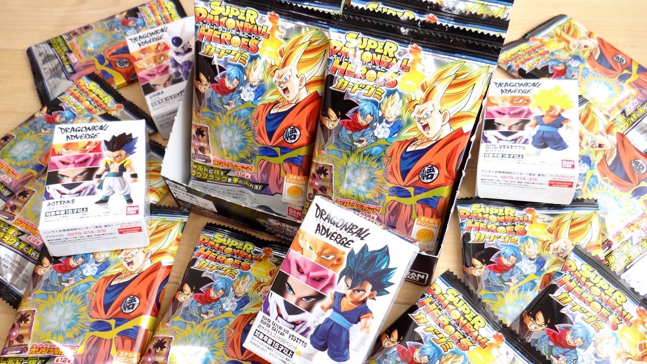 Unboxing a large amount of cards! Super Dragon Ball Heroes Card
