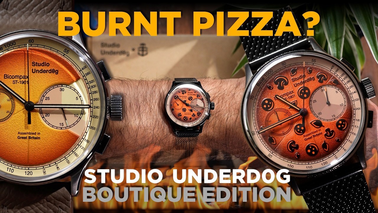 New Studio Underd0g x Time+Tide Pizza Watches: Classic Cheese