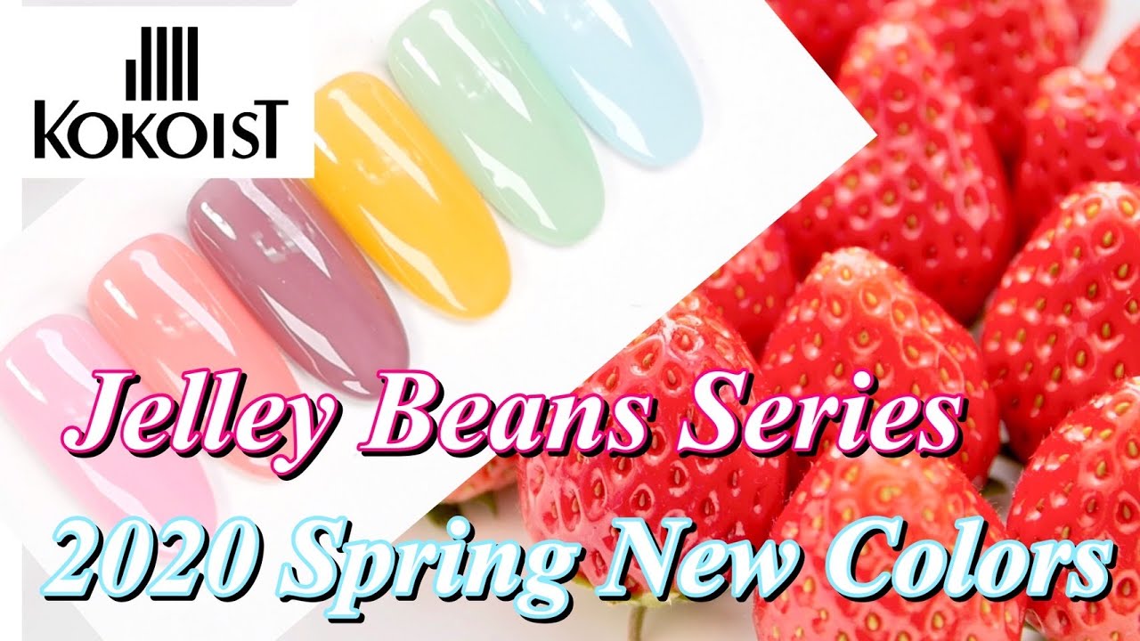 Color chart】2020 Spring New colors 『Jelly Beans Series