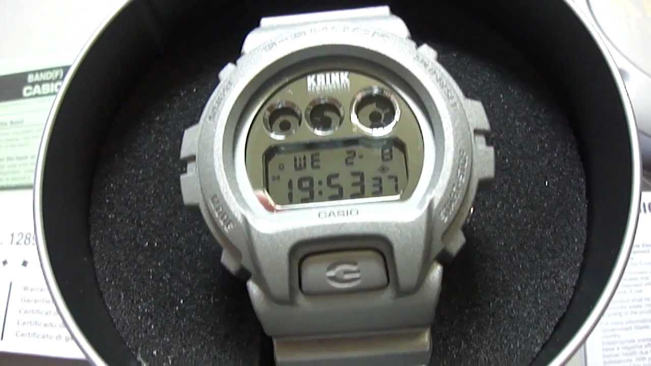 G Shock DW 6900 KR 8 ER special limited edition KRINK Unboxing by