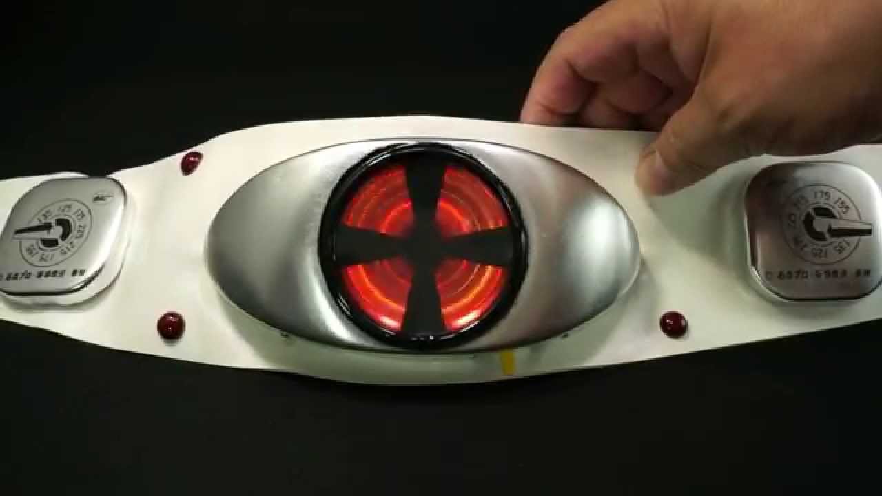 分解から組立 仮面ライダー 旧1号 ポピー 光る回る電動変身ベルト