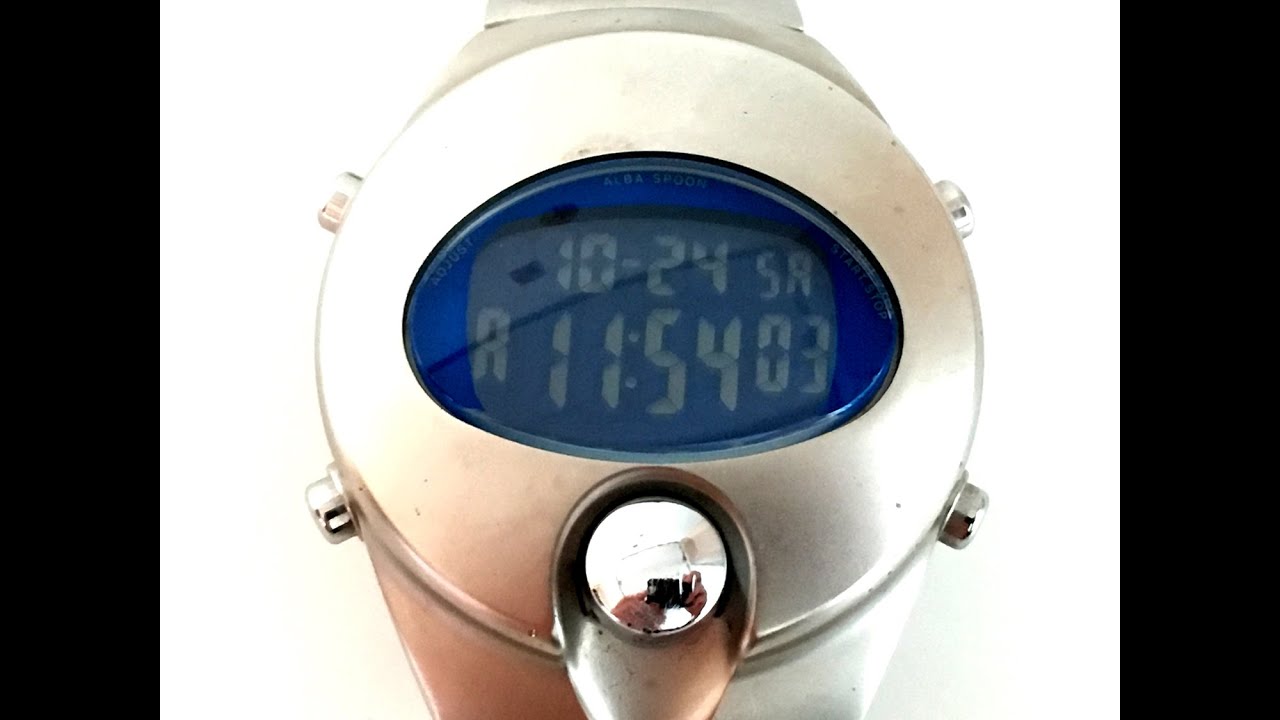 SEIKO ALBA SPOON W620-4140 セイコー デジタル - YouTube