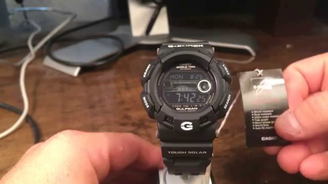 GR-9110BW-1DR GULFMAN Black - Casio G-Shock Watch Review - Tough