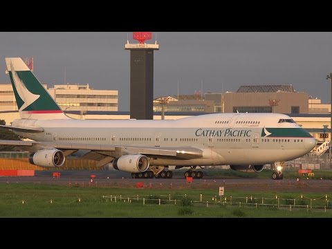 Goodbye 747 Cathay Pacific Boeing 747-400 B-HUJ Takeoff from NRT