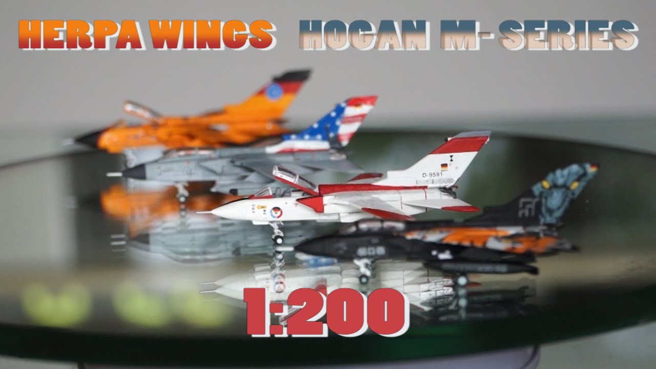 Herpa Wings - Hogan M-Series 1:200 - YouTube