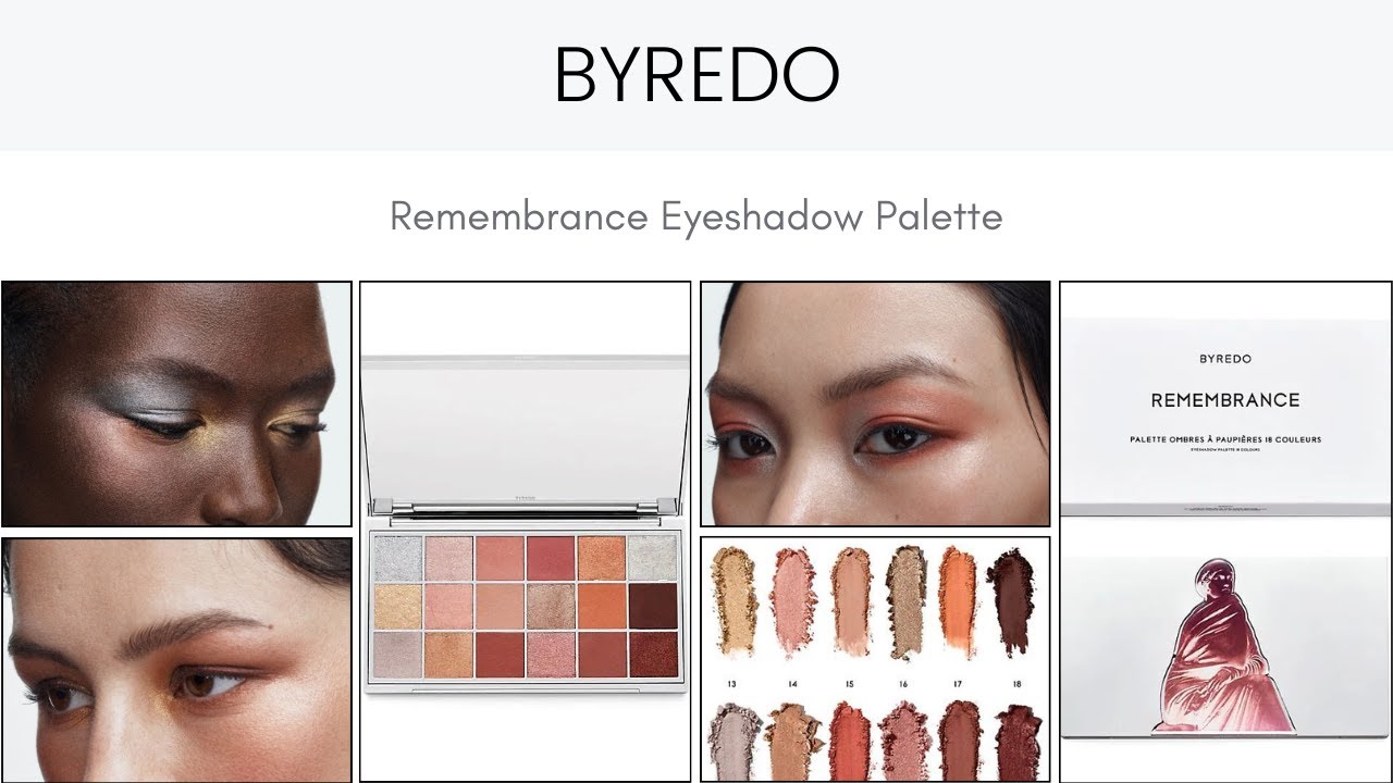Byredo Remembrance Eyeshadow Palette - YouTube