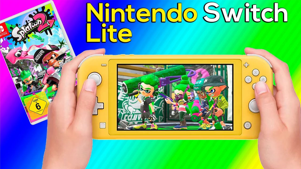 Splatoon 2 Nintendo Switch Lite Gameplay - YouTube