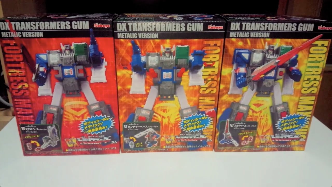 豪華仕様で復刻！DXﾄﾗﾝｽﾌｫｰﾏｰｶﾞﾑ ﾌｫｰﾄﾚｽﾏｷｼﾏｽ ﾒﾀﾘｯｸﾊﾞｰｼﾞｮﾝを開封