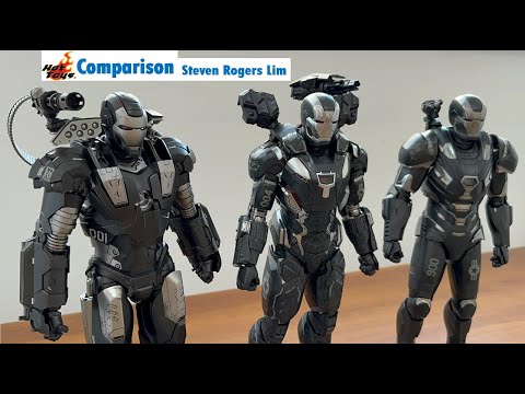 Hot Toys Comparison War Machine Mark 1 MMS331D13 Diecast Reissue
