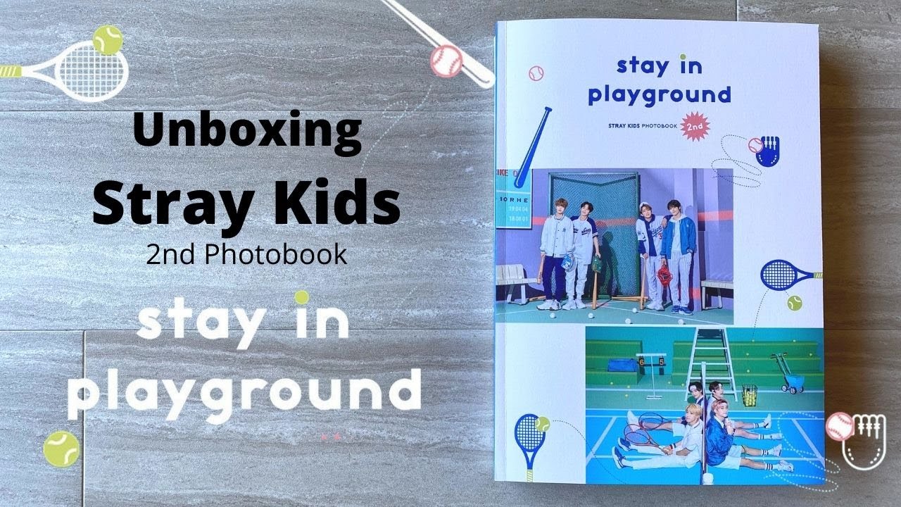 Stray Kids 스트레이 키즈 - Stay In Playground Photobook Unboxing