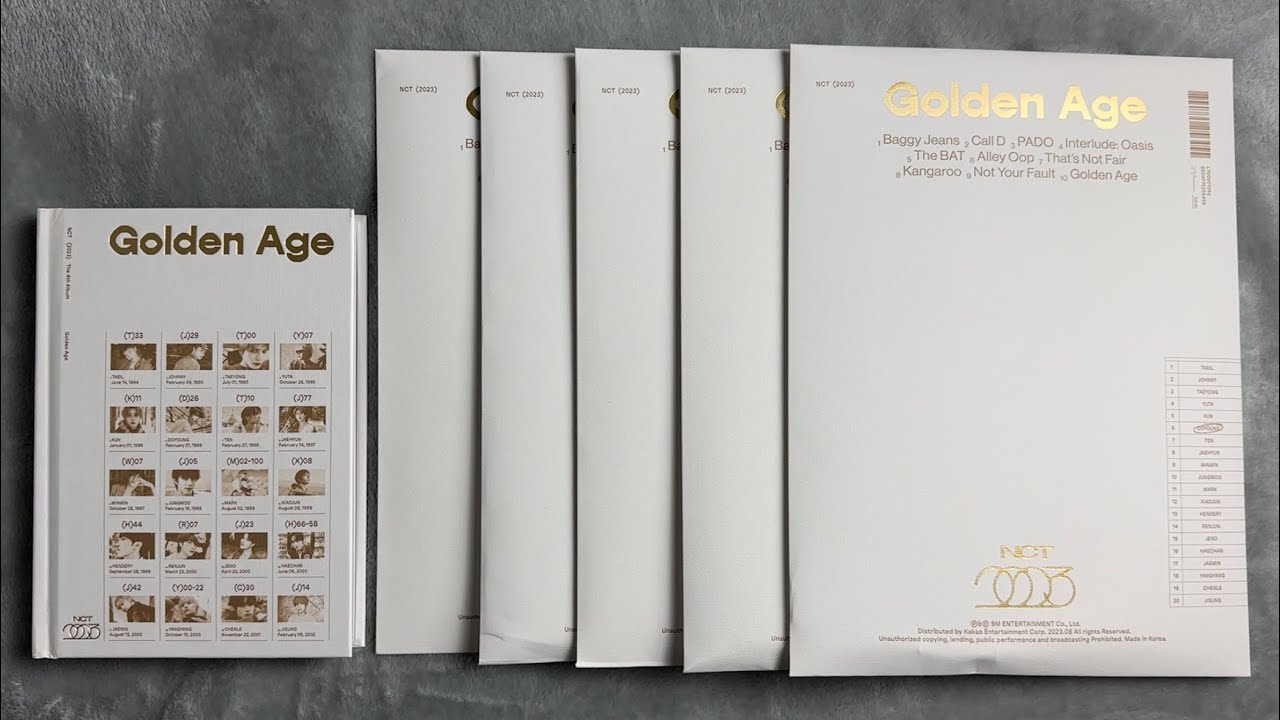 ♡Unboxing NCT 2023 엔시티 2023 4th Studio Album Golden Age