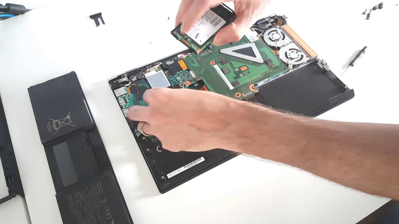 Sony Vaio VPCZ21M9E SSD Replacement Guide - YouTube