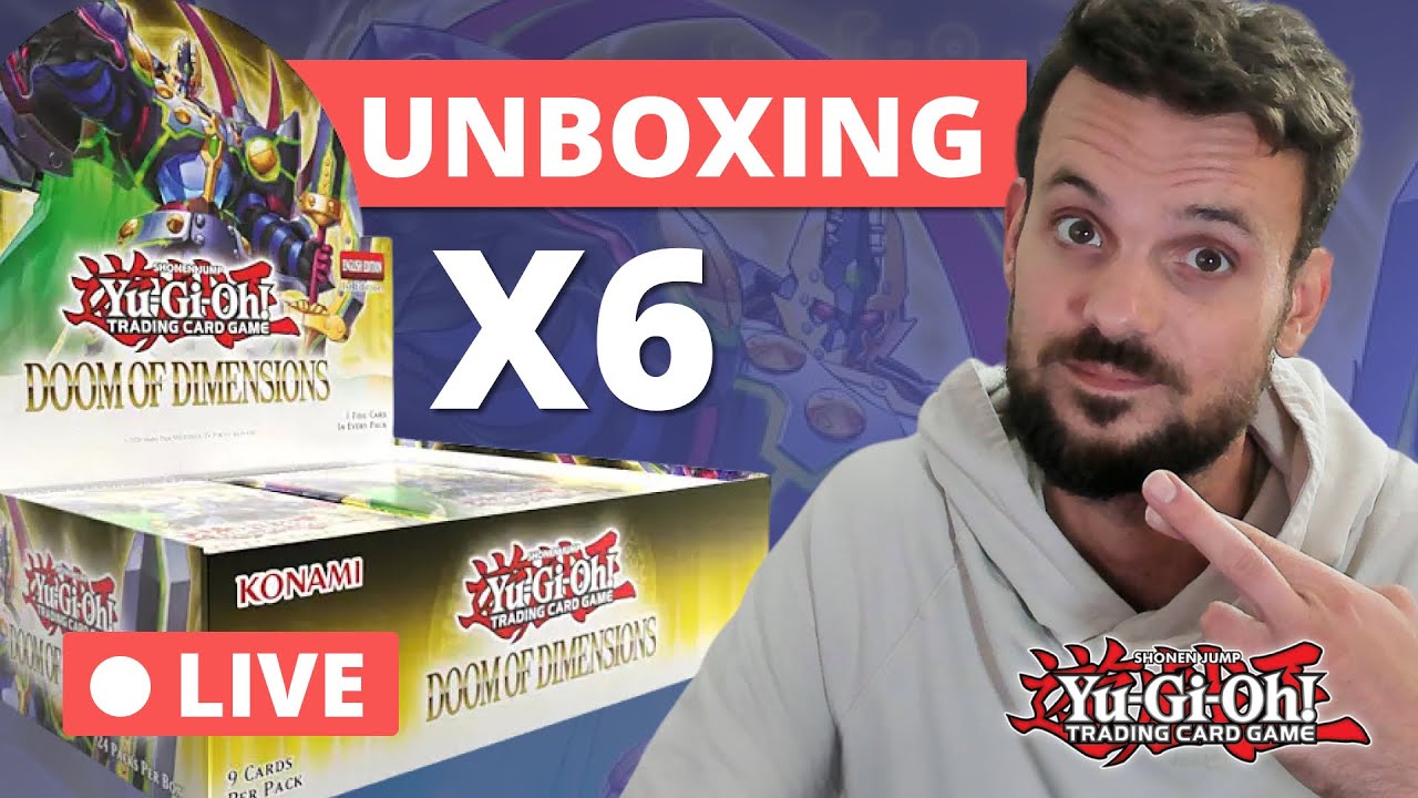 Opening 6 Boxes of YuGiOh Doom of Dimensions 😬🤞 - YouTube