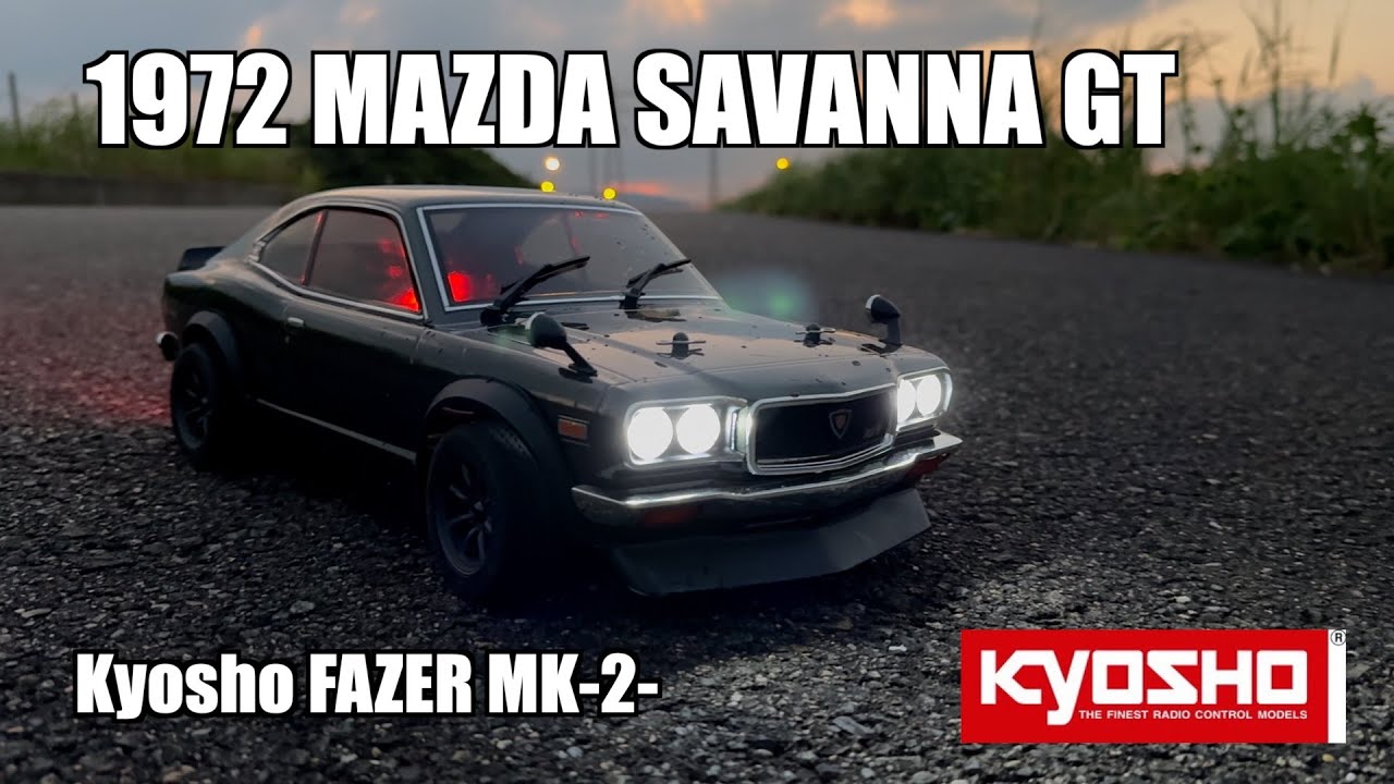 ラジコン] Kyosho Fazer Mk-2- 1972 MAZDA SAVANNA GT [京商フェザー