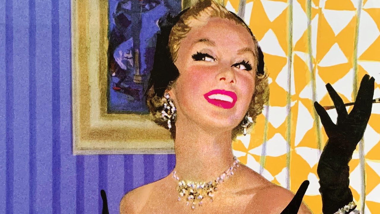 Lifestyle Illustration of the 50s by Rian Hughes (Flick Through