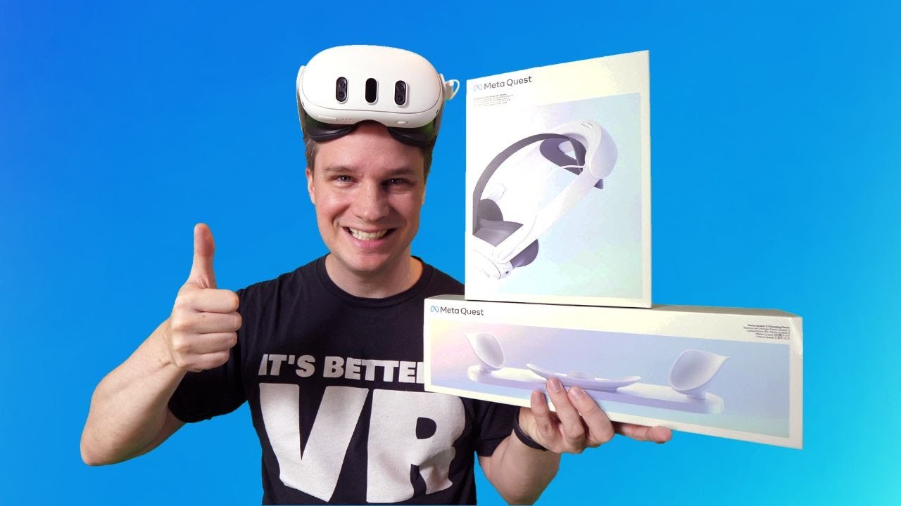 Quest 3 Elite Strap with battery + charging dock are here! My