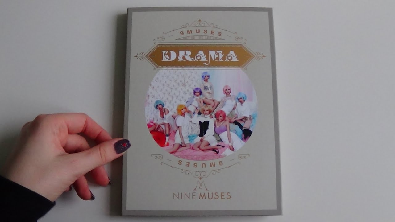 Unboxing Nine Muses 나인뮤지스 3rd Mini Album DRAMA 드라마 - YouTube