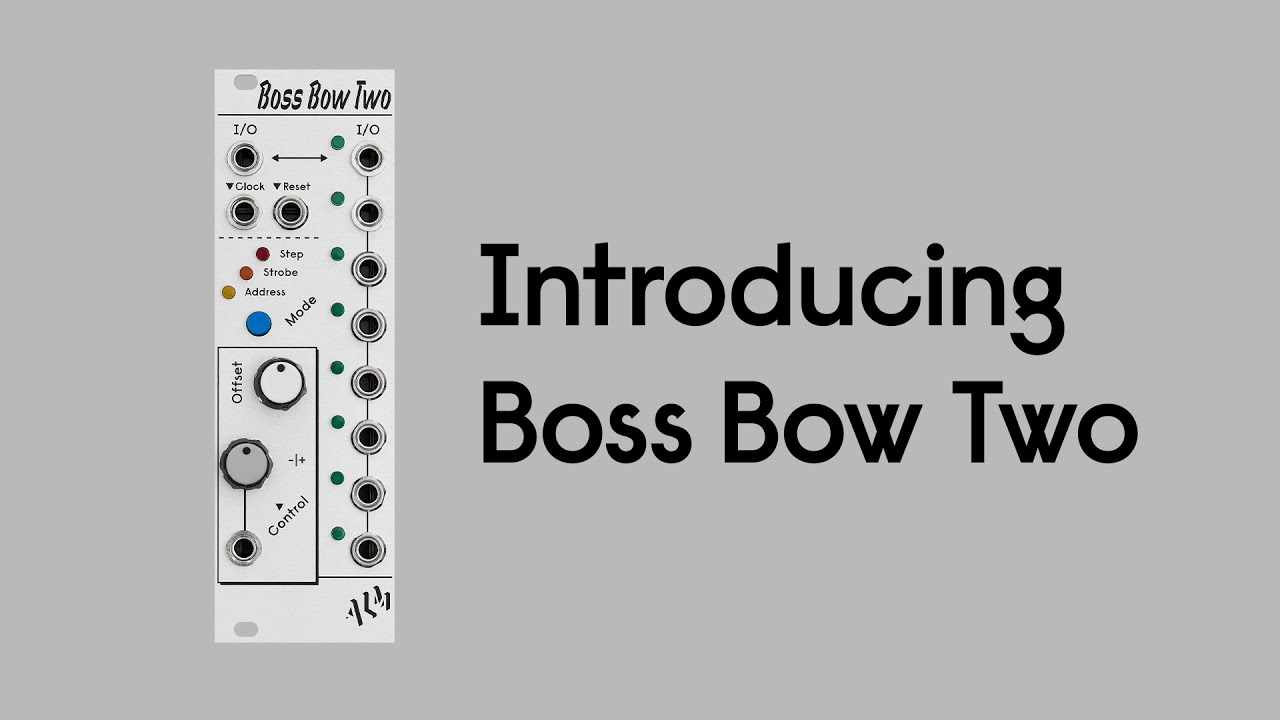 Introducing Boss Bow Two - 8 Way Multimode Switch - ALM027 - YouTube