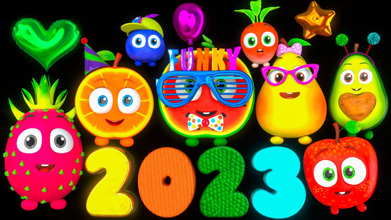2023 BIG Collection - Funky Fruits Baby Sensory! - Animation and