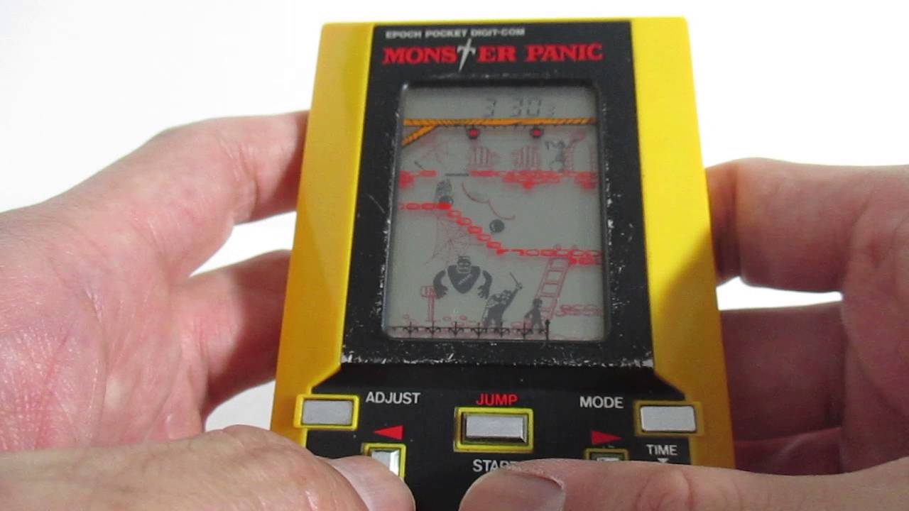 16597 Epoch LCD Game Pocket Digit-com Monster Panic - YouTube