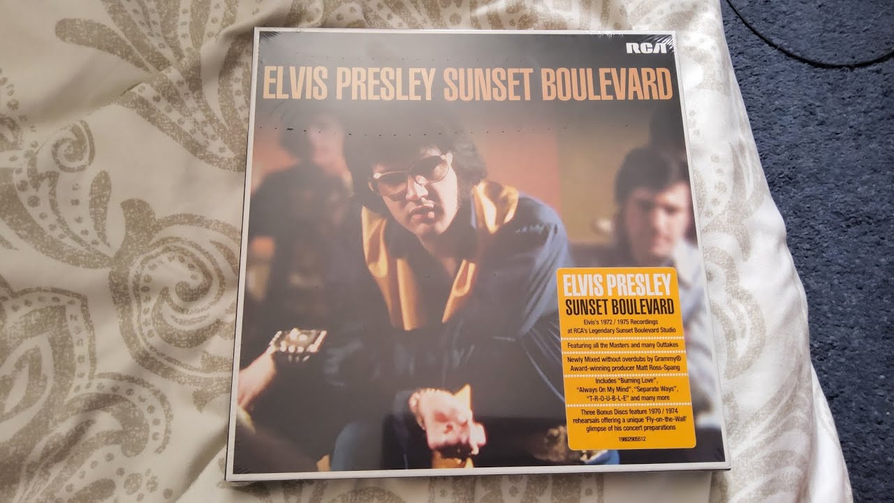 Elvis presley sunset boulevard 5 cd edition unboxing - YouTube
