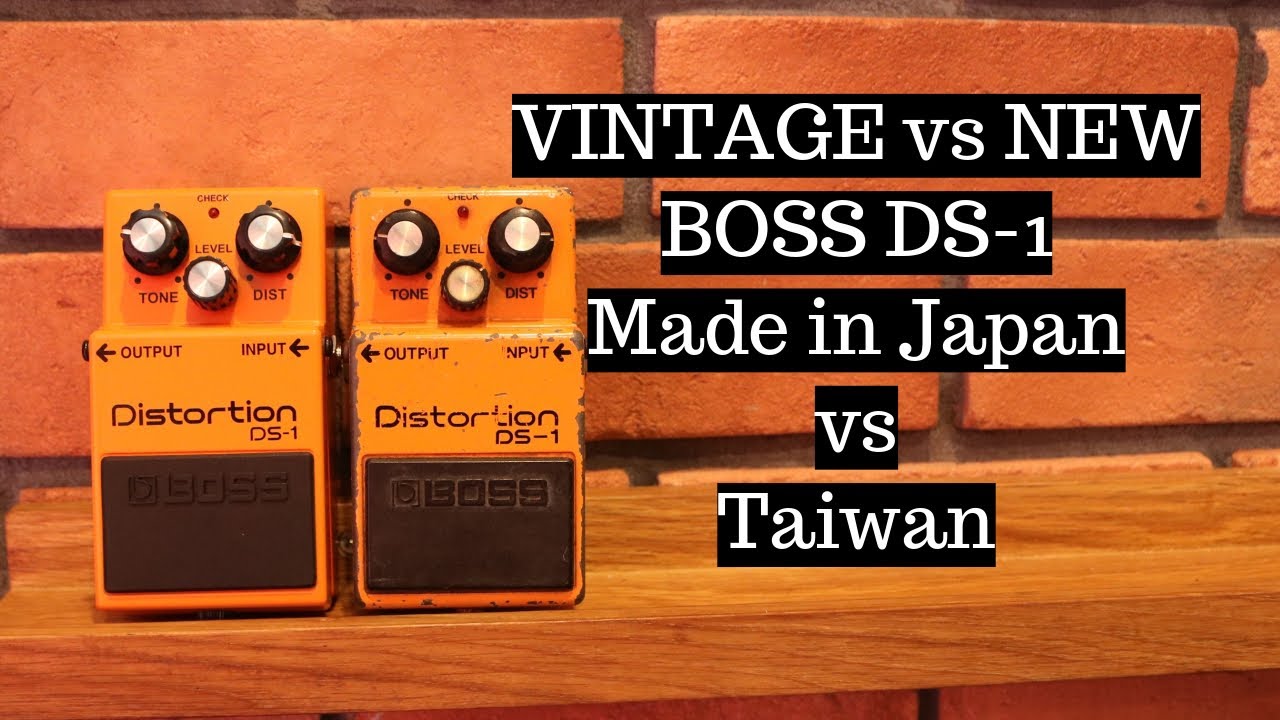 VINTAGE vs NEW: Boss DS-1 Japan vs Taiwan (Made in Japan vs Made