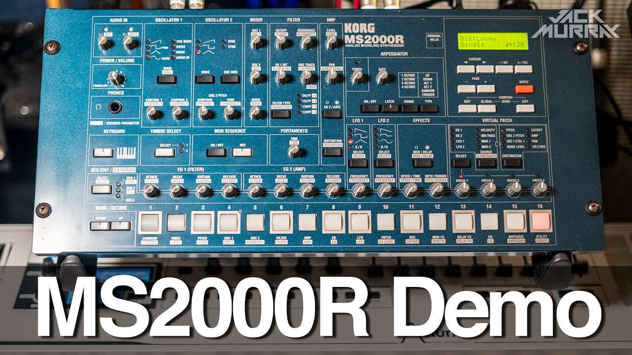 Korg MS2000R Synthesizer Demo (No Talking) - YouTube