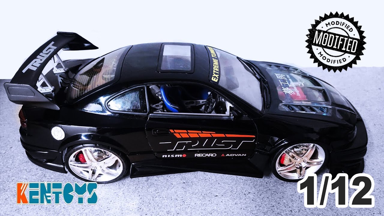Nissan Silvia S15 - KENTOYS scale 1/12 modified - YouTube