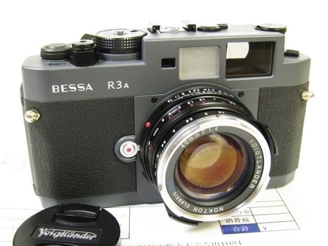 修理完了：フォクトレンダー・ベッサR3A グレー Voigtlander Bessa R3A