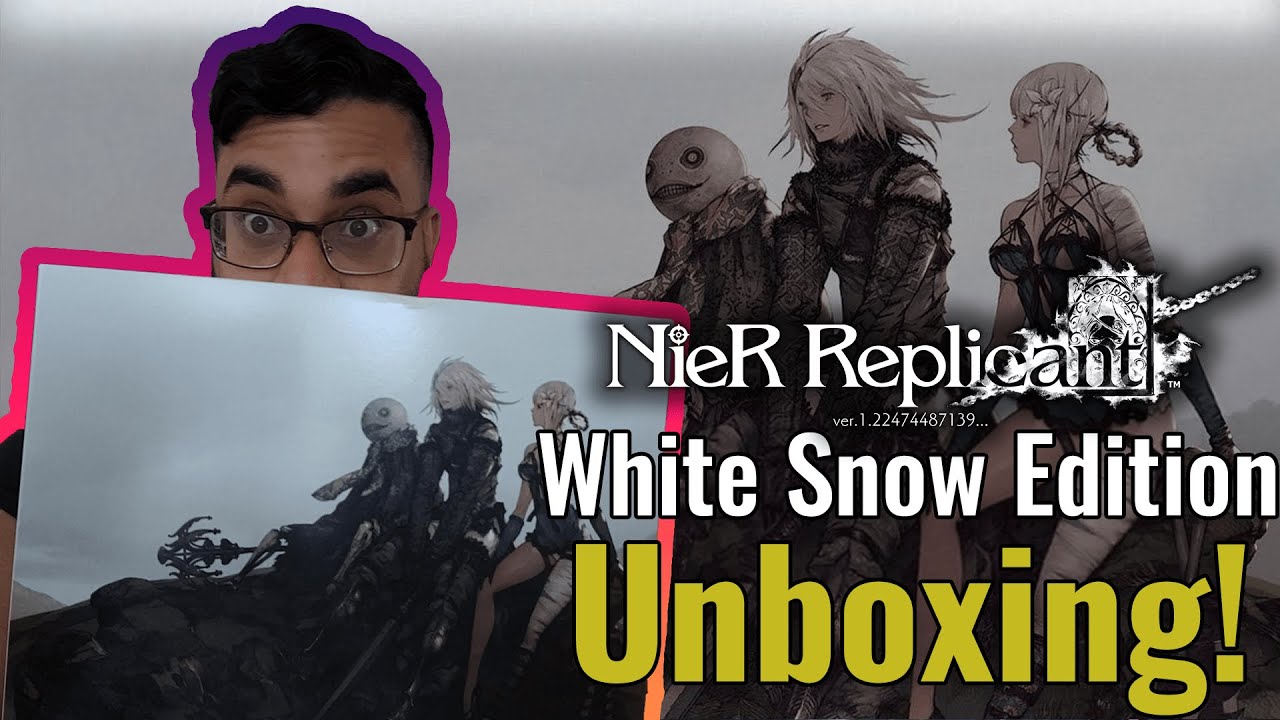 Nier Replicant Ver. 1.22 White Snow Edition Unboxing! - YouTube