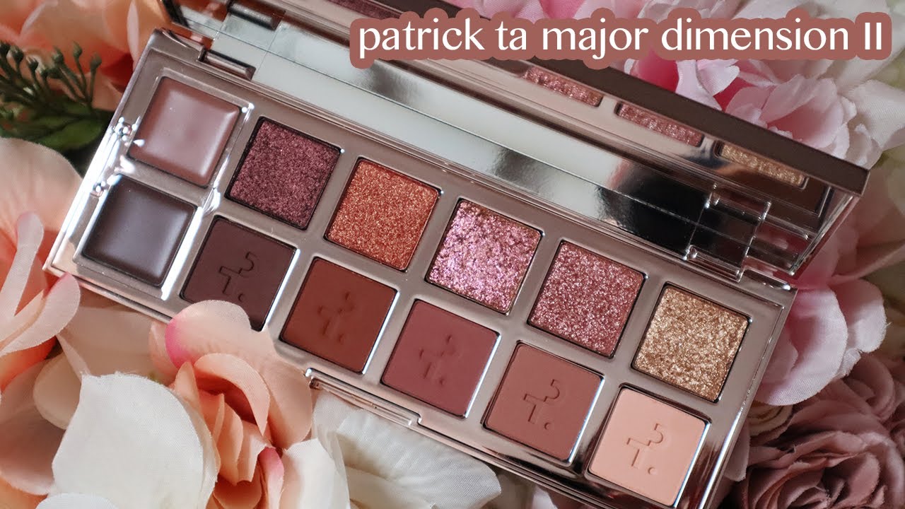 Finally Trying A Patrick Ta Eyeshadow Palette! | Major Dimension