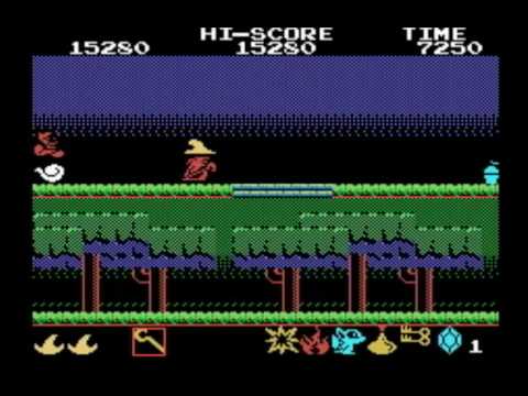 MSX GAME] Magical Kid WIZ 魔法使いウィズ ▷1Round CLEAR - YouTube