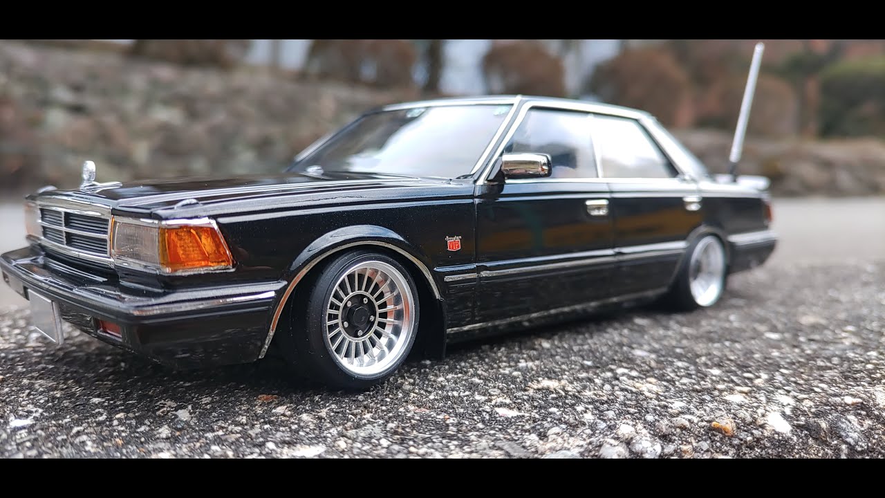 アオシマ プラモデル 1/24 第2弾 ニッサン Y30 セドリックグロリア4HT