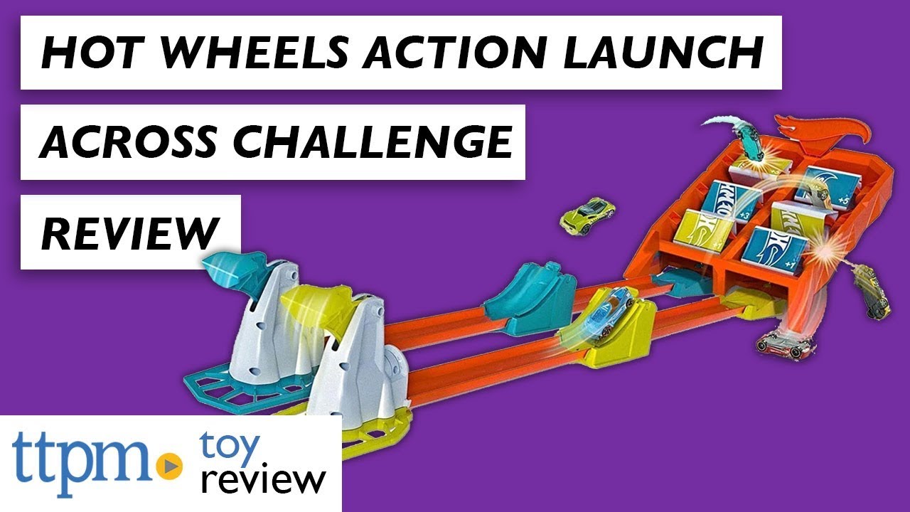Hot Wheels Action Launch Across Challenge from Mattel - YouTube