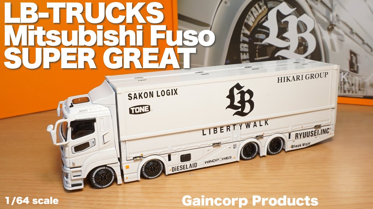 A customized Liberty Walk truck is now available in miniature car
