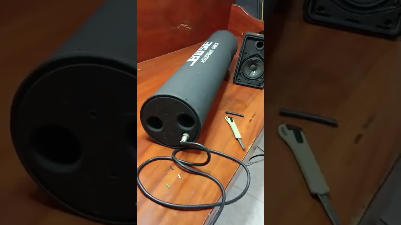 Bose am-033c subwoofer test/ - YouTube