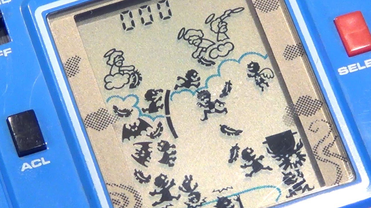 レトロ 液晶ゲーム】バンダイ 天国と地獄 ソーラー パネル コンパクト