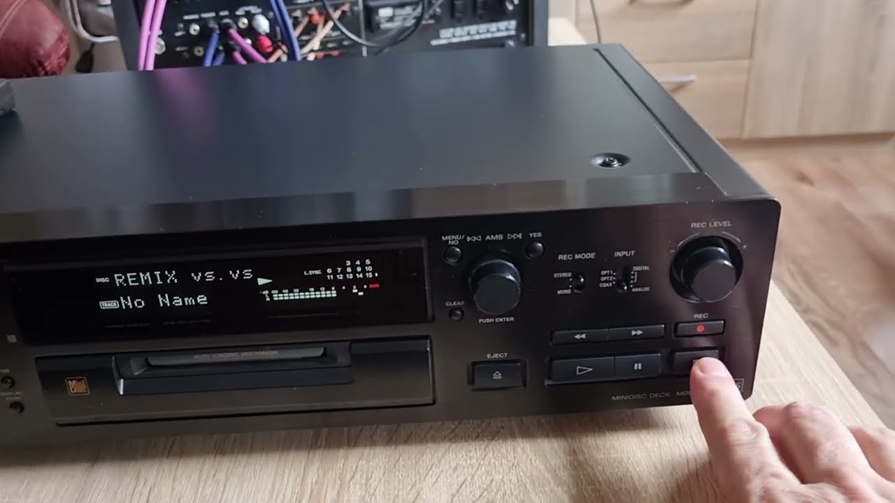 Sony mds jb 930 QS mede in Japan Test - YouTube