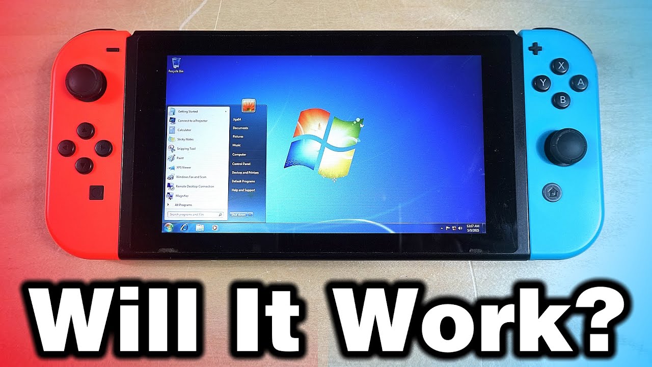 Installing Windows On A Nintendo Switch - YouTube