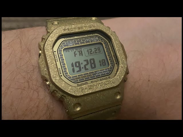 G-Shock Gold 40TH Anniversary Recrystallised Series - Unboxing