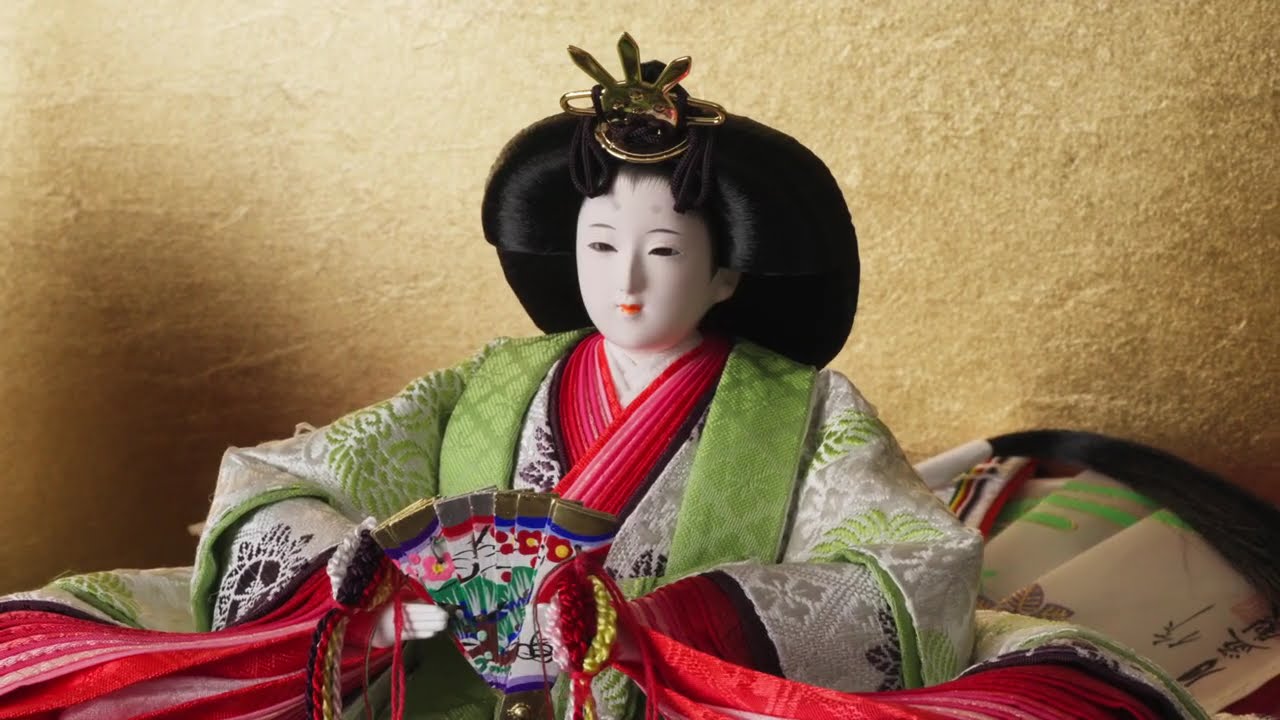 D-55 2696 6HR-G51 人形の久月 二世光匠作 アルミフレーム三段 令和