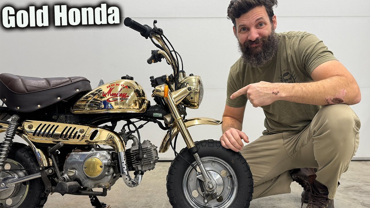 The Truth Behind the GOLDEN HONDA Monkey - YouTube