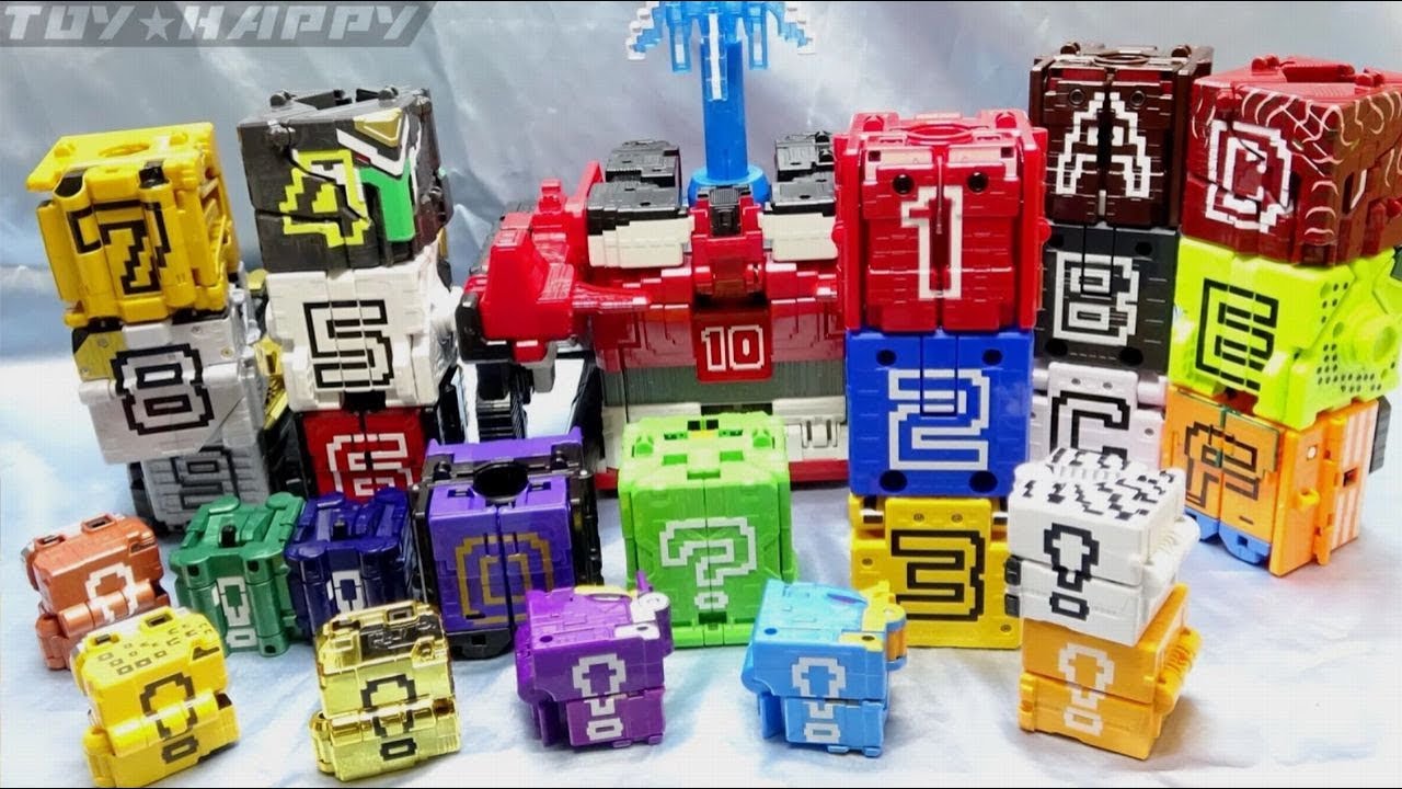 Large set Zyuoh Cube combined in various ways Animal Squadron