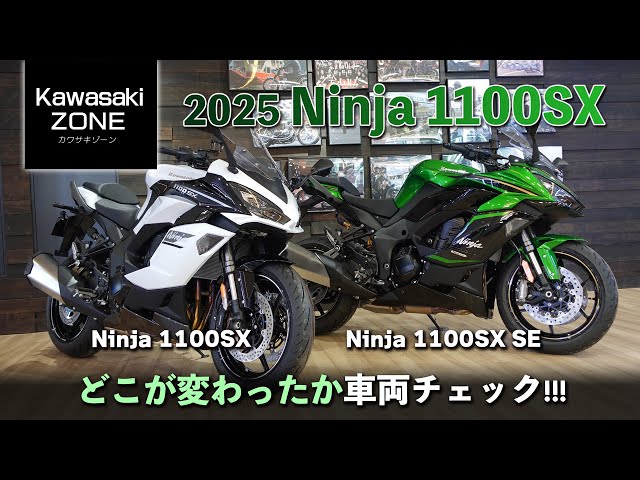 2025 Ninja 1100SX] Check out the standard and SE models side by